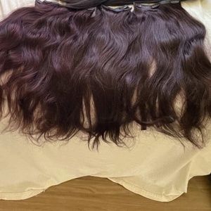 Bellami 22” Dark Brown 240 gram clip in extensions